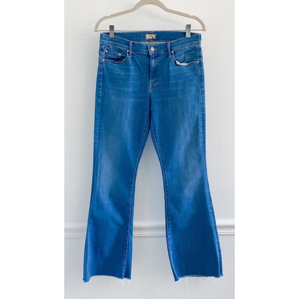 MOTHER Blue Flare & Wide Leg Jeans